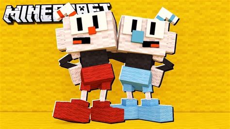 Minecraft Cuphead Mod Showcase Characters And Weapons Map Youtube