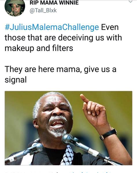Funniest Reactions To The Julius Malema Challenge