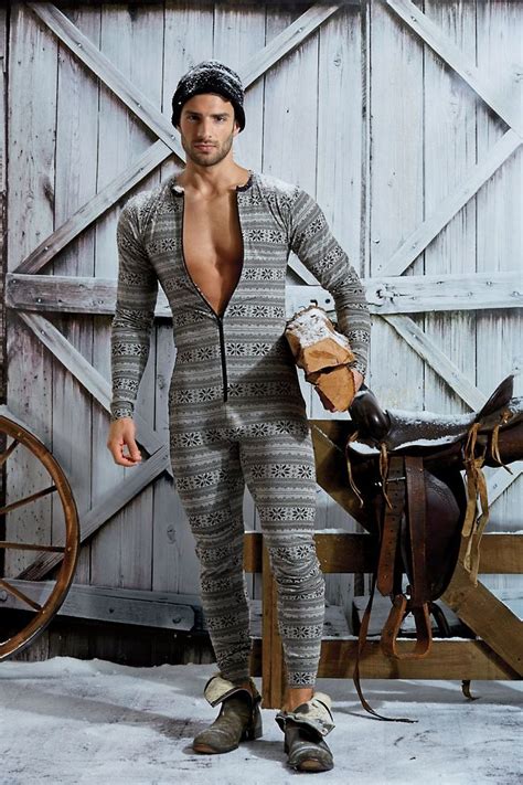 HM Winter Union Bodysuit One Piece Pajamas UnderGear Mens