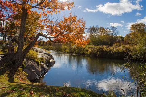 Autumn In Killarney Provincial Park Ontario Canada Stock Photo By