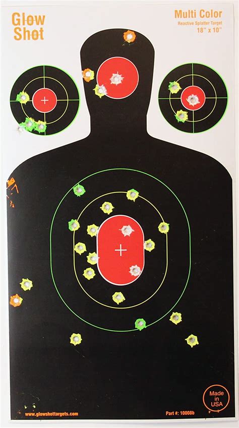 Shooting Targets Reactive Splatter Range Paper Target Gun