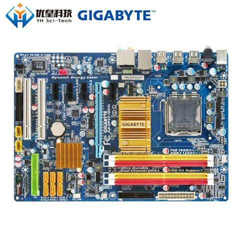 Original Used Desktop Motherboard Gigabyte Ga Ep43 Ds3l P43 Lga 775
