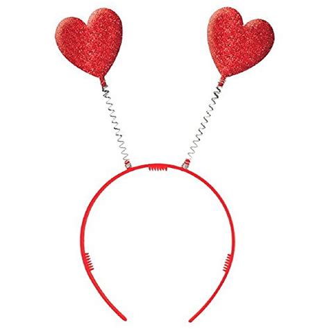 Amscan Amscan Valentines Day Heart Boppers Party Headband One Size