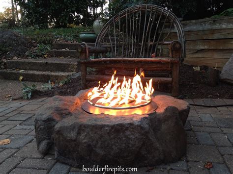 Rock Boulder Fire Pit For More Info Including Videos And Pricing Visit