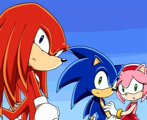 Knuckles The Echidna Sonic The Hedgehog And Amy Rose Sonic Sonic The