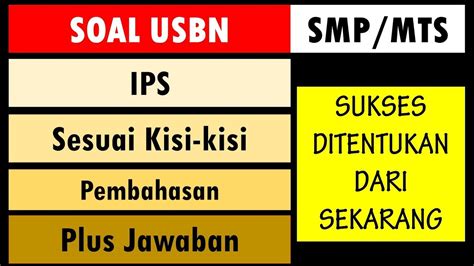 Latihan Soal USBN IPS SMP MTS dan Kunci Jawaban Terbaru ...