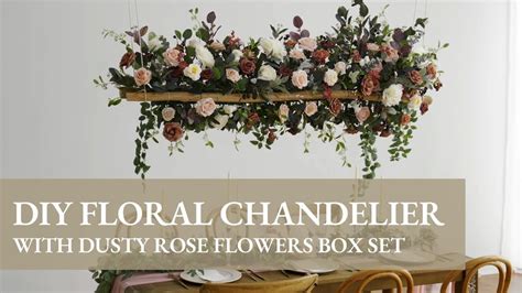 Lings Tutorial How To Make Beautiful Floral Chandelier For Wedding
