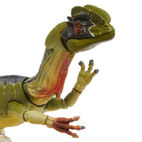Jurassic Park Dilophosaurus Inch Scale Amber Collection Action Figure