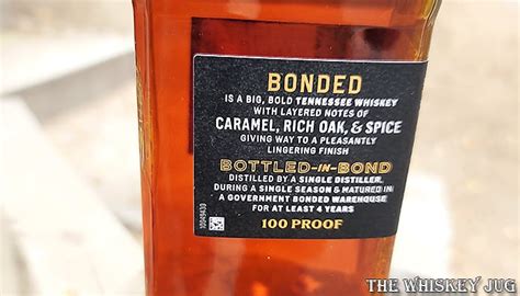 Jack Daniel S Bonded Tennessee Whiskey Review The Whiskey Jug