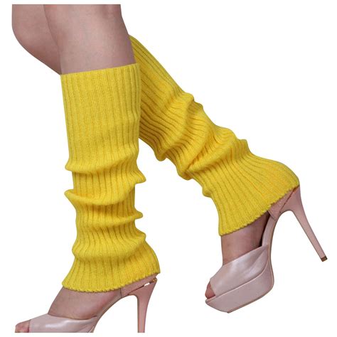 Dndkilg Womens Soft Winter Knitted Boot Cuffs Boot Cuffs Leg Warmers Boots Socks Thick Warm Cozy