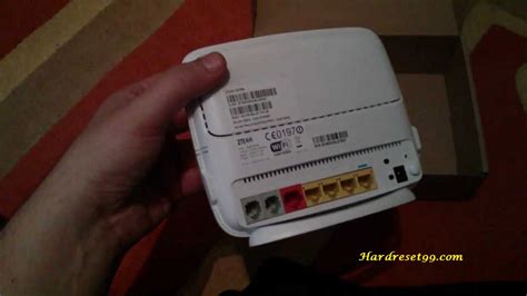 I want to reconfigure it to. ZTE ZXHN H298N DIGI Router - How to Factory Reset