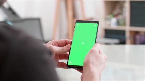 Smartphone With Green Screen Stock Video Motion Array
