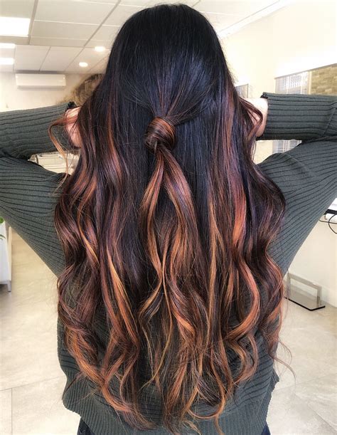 Copper Blonde Hair Color On Black Hair