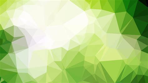 Free Abstract Green And White Polygon Background Template Graphic