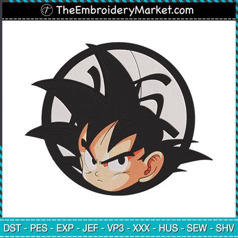 You Will Get 4 Size S Of This Embroidery Design 3 8 4 8 5 8 6 8 Dragon Ball Super Dragon