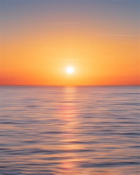 Calm Water Sunset Sunset Sky Creative