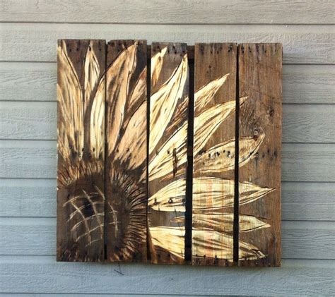 Wooden Pallet Carved With An Angle Grinder Wood Pallet Art Pallet