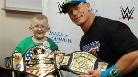Make A Wish Kid Films Heartwarming Thank You To John Cena Abc News