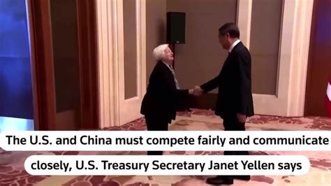 janet yellen repeatedly bows to chinese official one news page video