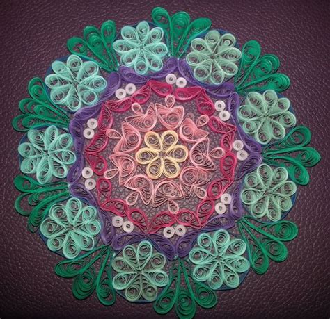 Handcrafted Quilled Mandala By Franmadecards On Etsy Quilling