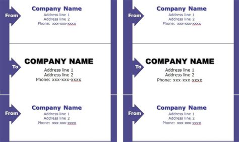 Add a professional look to correspondence while eliminating the tedious process of manually writing out. 6 Free Label Templates - Best Office Files