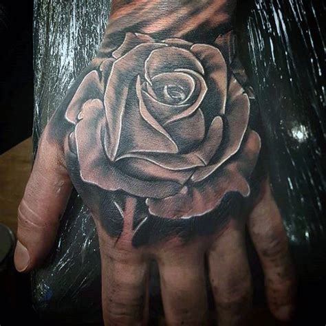80 Black Rose Tattoo Designs For Men Dark Ink Ideas