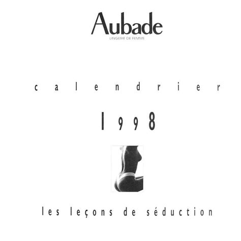 Calendrier Aubade 2023 Objet De Collection Et Véritable Institution