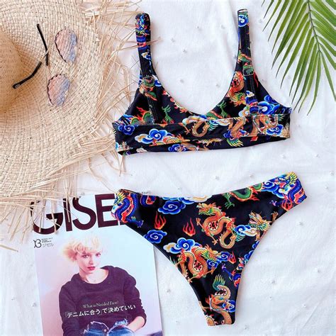 Buy Cs Women Bandeau Bandage Bikini Set Push Up Brazilian Swimwear Beachwear Swimsuit At