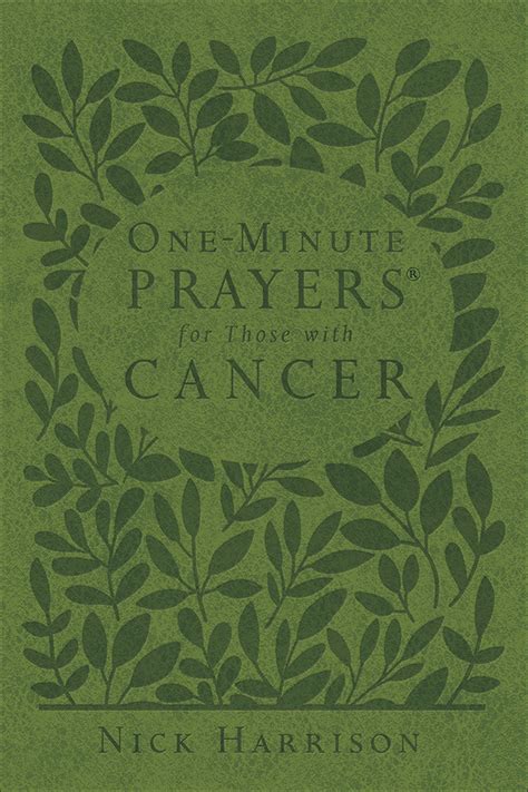 One Minute Prayers For Those With Cancer Prestonwood Bookstore