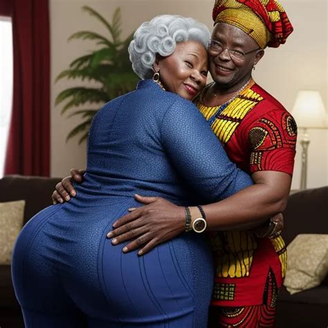 Turn Photo Into Hd African Granny Gilf Herself Big Booty Her Husband