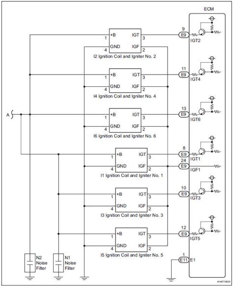 Toyota wiring diagrams schematic diagram. Toyota Sienna Service Manual: Ignition Coil Primary ...