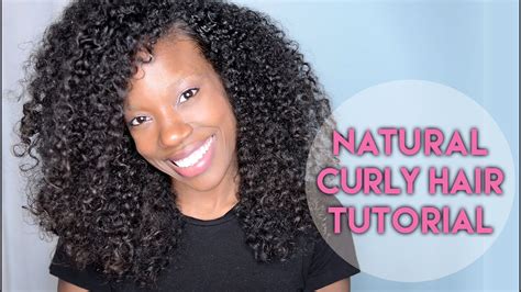 Natural Curly Hair Tutorial Youtube