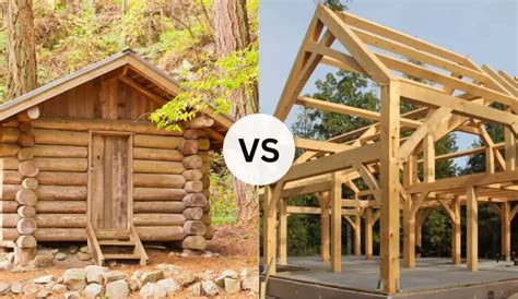 Difference Between Log Cabin Timber Frame Explained