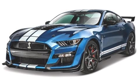 Diecast Model Cars Ford Mustang 118 Maisto Shelby Gt500 Metallise Blue