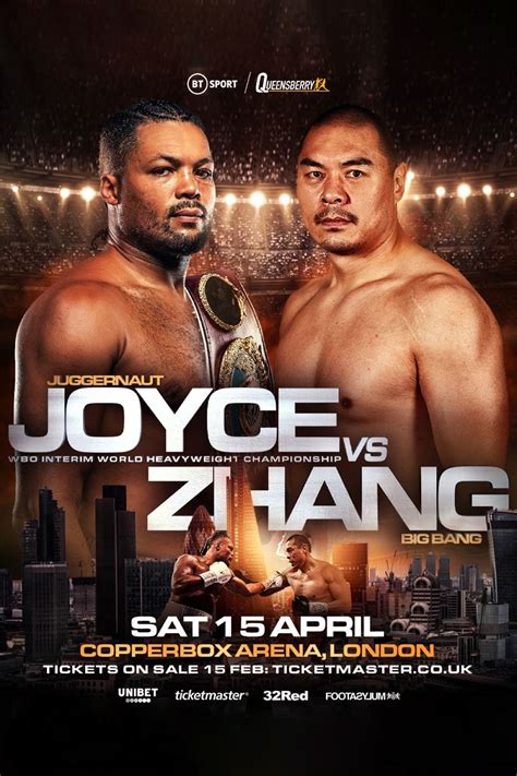 Joe Joyce Vs Zhilei Zhang 2023 Posters — The Movie Database Tmdb