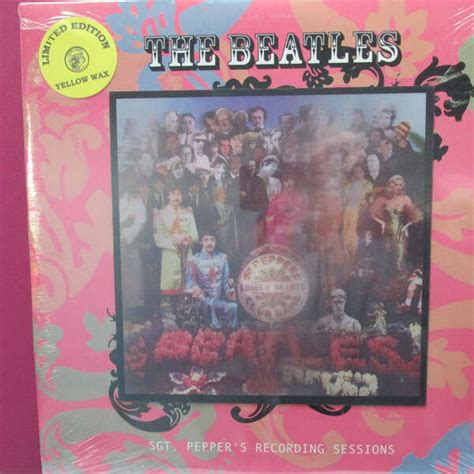 Sgt Peppers Recording Sessions By The Beatles Double Lp Gatefold
