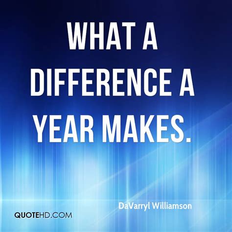 What Makes A Difference A Year Quotes Quotesgram