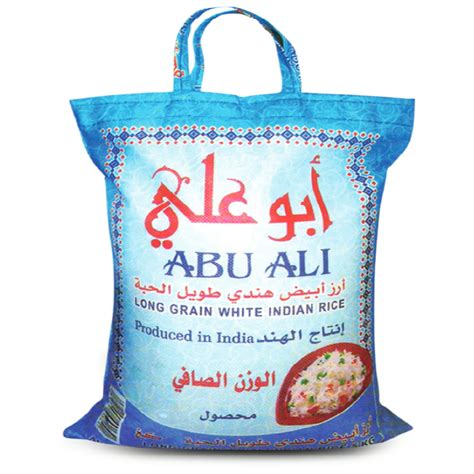 Abu Ali Long Grain White Indian Rice 5kg Online At Best Price Basmati