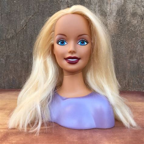 Mattel Inc Barbie Styling Head Tall Blonde Hair Blue Eyes