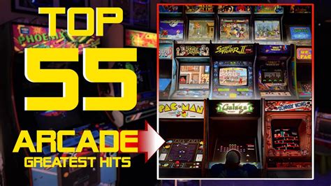 Top 55 Arcade Games Greatest Hits All Time 👻 Youtube