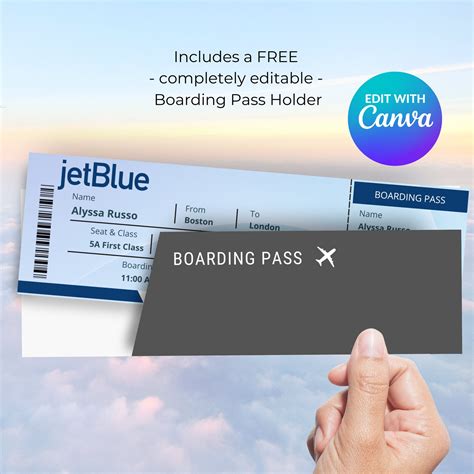 Boarding Pass, Plane Ticket, Airplane Ticket, Surprise Trip, Airplane