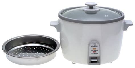 Zojirushi NHS 18 10 Cup Uncooked Rice Cooker White Rice Cooker