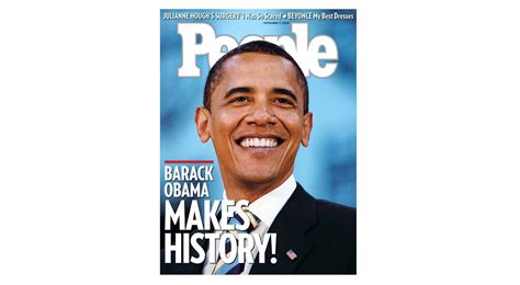 Barack Obama Wins 2008 Presidential Election Peoples 2008 Cover Story