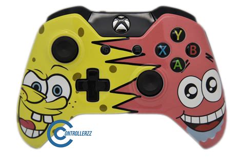 Power the controller on by. Spongebob Xbox One Controller