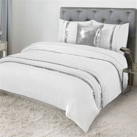 White And Silver Comforter Silver Bedding Comforter Sets Bling Bedroom
