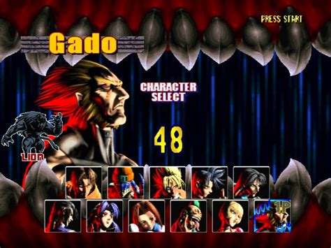 Bloody Roar 2 All Character Select Youtube