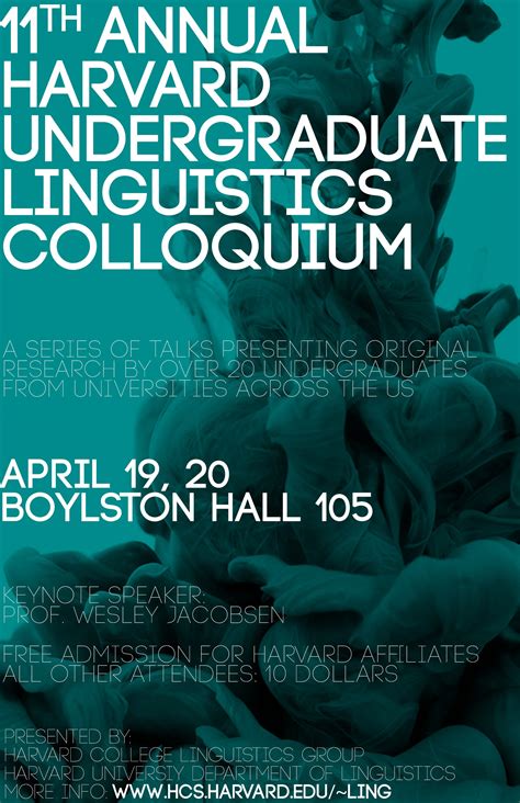 You'll learn to approach language scientifically and transform the way you think about sounds, words, sentences Week of April 14, 2014 | Department of Linguistics