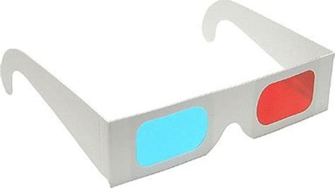 3d Glasses Red And Cyan Cardboard 50 Pairs Unfolded Buy 3d