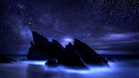 Dark Night Oceanscape Ocean At Night Ocean Hd Wallpaper Pxfuel