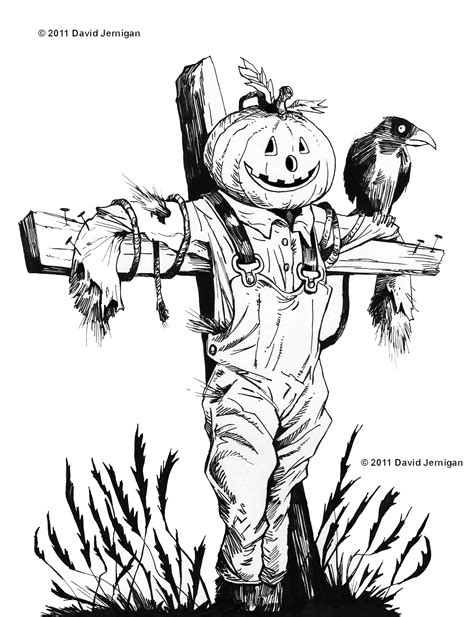 25 Best Ideas For Coloring Scarecrow Face
